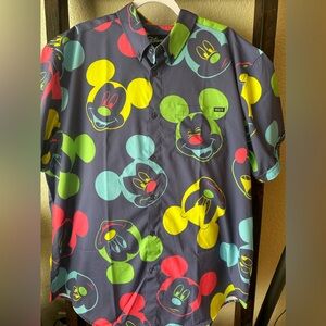 RSVLTS DISNEY “MICKEY POP” Men’s XXL Short sleeve button up